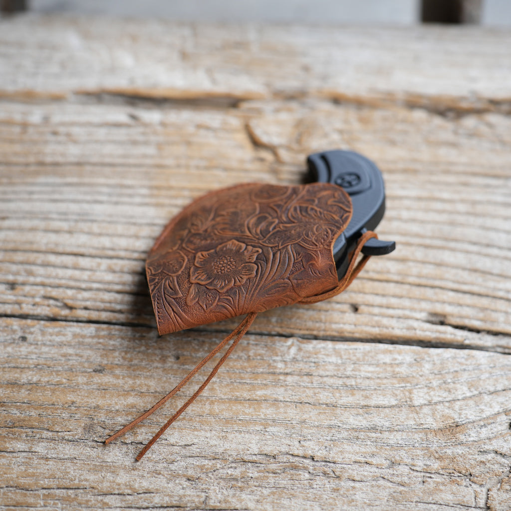 Genuine Leather Gun Holster for Bond Arms Derringer Leather  Holster Texas Defender  .357Mag/.38Spl, .45LC/.410  3  Barrel OWB Leather