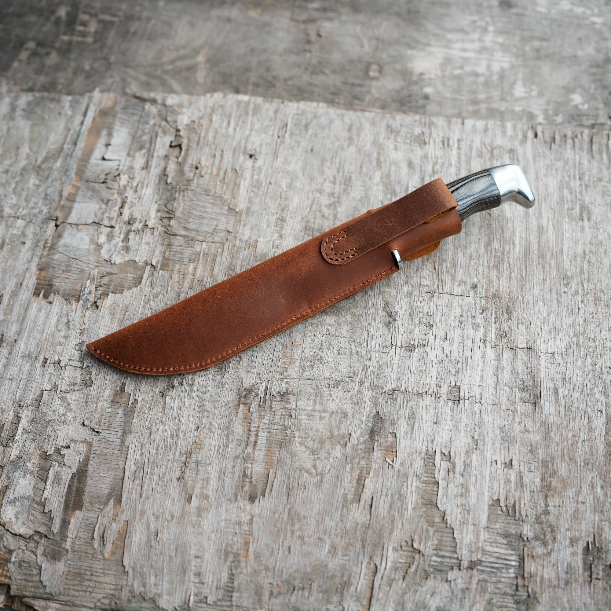 Leather Knife Sheath for Buck 120 Knife , Straight Knife Holster Knife Blade Cover Belt leather Sheath for buck 120 7.375  Fixed Blade Knife