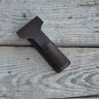 Personalized leather Parker / RazoRock /  MÜHLE razor Pouch Leather Safety Razor Case Merkur / Edwin Jagger /MUHLE Double Edge Razor