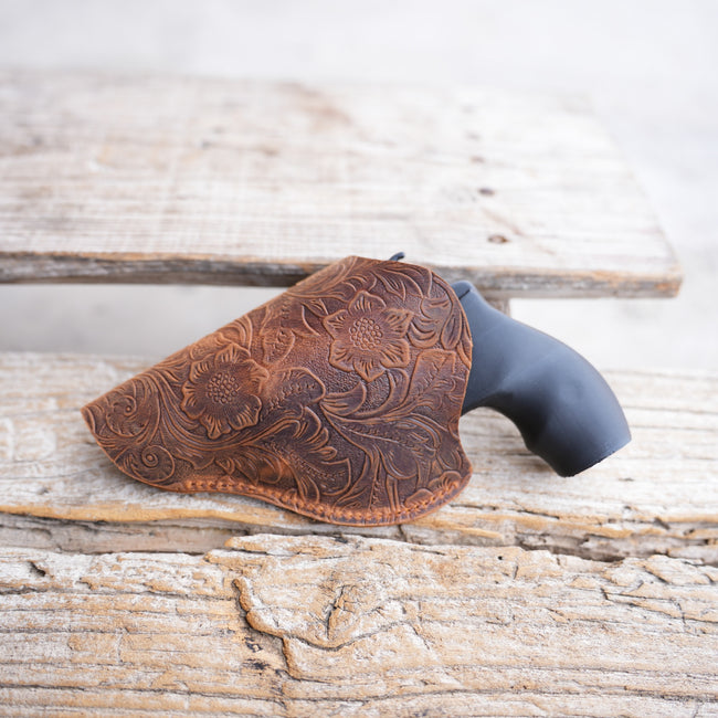 IWB Leather Holster for Most 38 Special & J Frame Revolvers for Taurus 327/380/856/85, S W 637 442 640 642, Ruger LCR SP101 Fit 2" - 2.25" Main Image