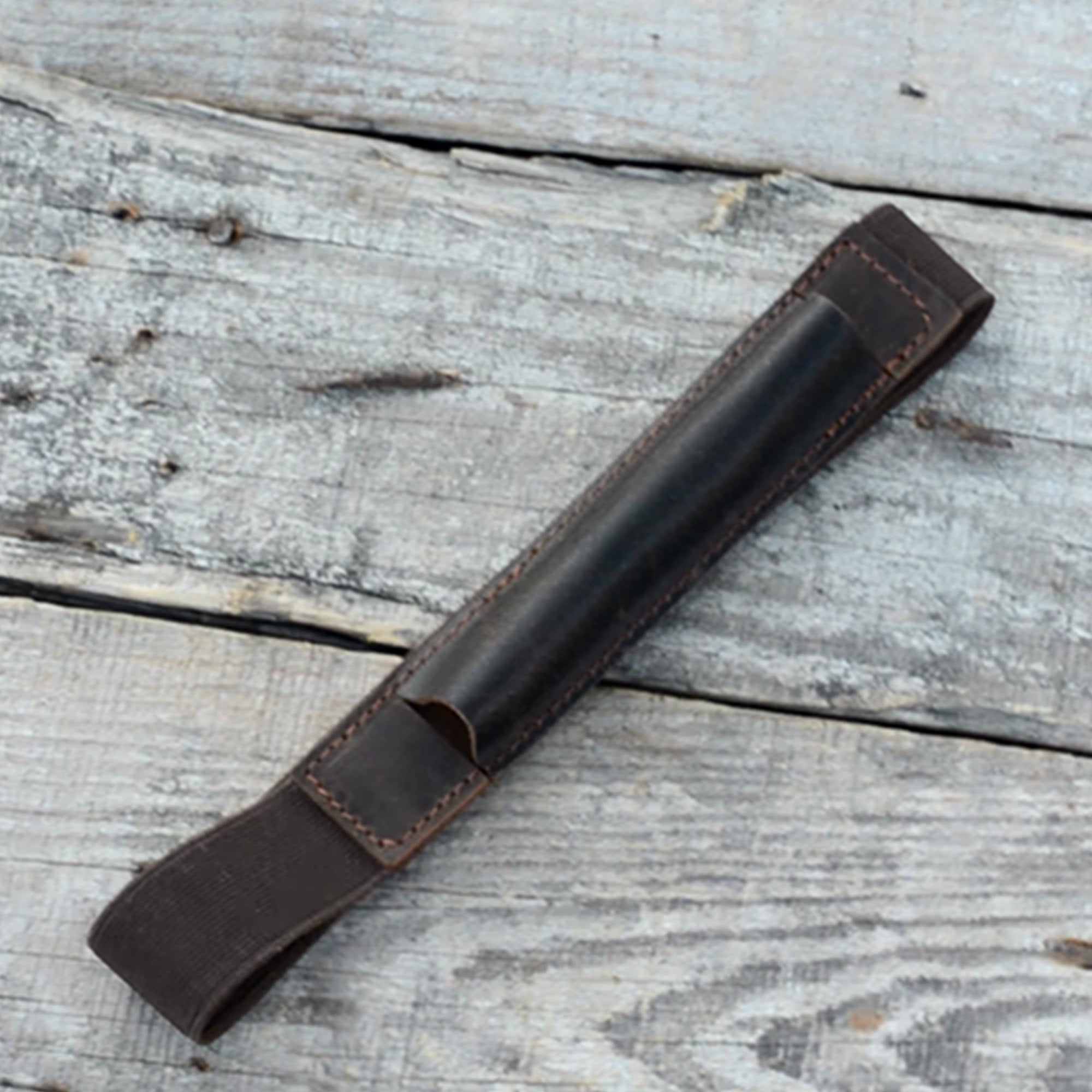 Vintage Leather Pen pouch notebook pencil case Pen Pencil holder for Moleskine large notebook A5 Leuchtturm1917 notebook medium  pen loop