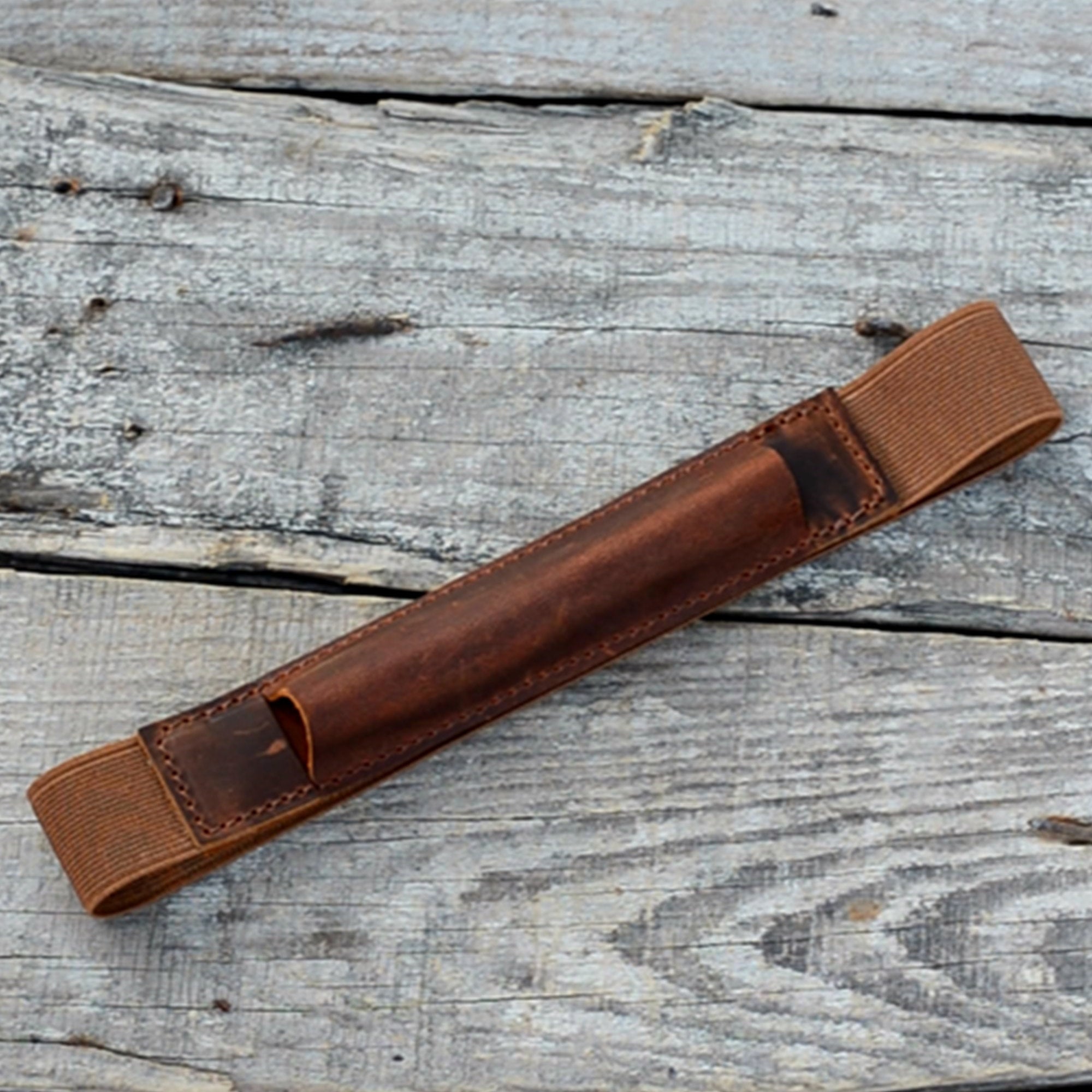 Vintage Leather Pen pouch notebook pencil case Pen Pencil holder for Moleskine large notebook A5 Leuchtturm1917 notebook medium  pen loop