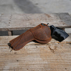 Genuine Leather Gun Holster Belt Owb Holster For Ruger Blackhawk  / Super Blackhawk Revolver Holster 3” 4.62  5  6   6.5  7.5  Leather 01