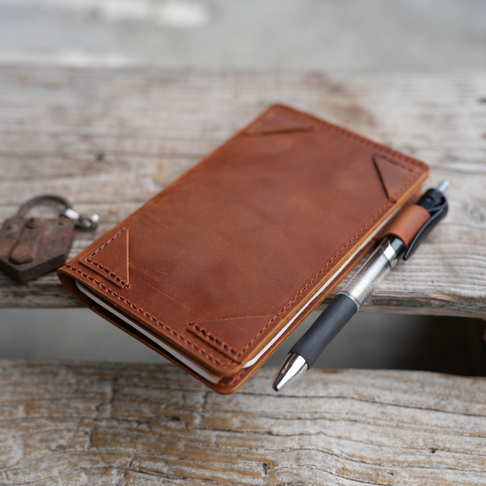 Distressed Genuine leather travel  index cards 3 x 5 cards  cover for field notes notebook leather cover notepad  Leather Journal Notebook - JJNUSA®