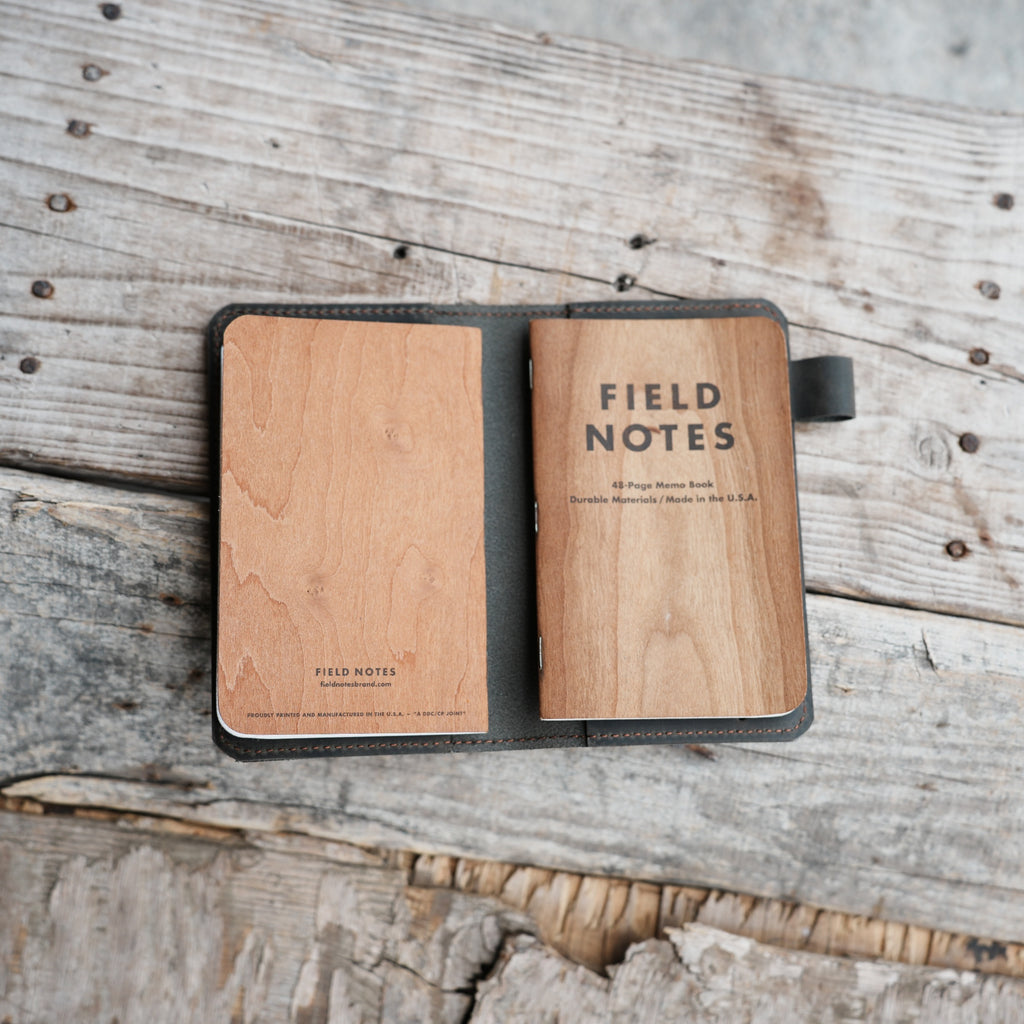 Distressed Genuine leather travel  index cards cover for 3x5 cards and  moleskine  Leuchterm 1917 A6 notebook vintage refillable notepad