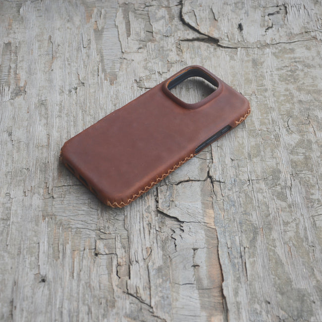 JJNUSA Genuine leather Case for  Iphone 17 pro max /  17 / 14 pro / 14 Full Cover case Main Image