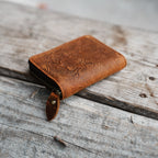 personalized Bifold Wallet, Men's Leather wallet  Card Holder Distressed Leather Wallet  zipper clutch, travel wallet, Leather zipper wallet