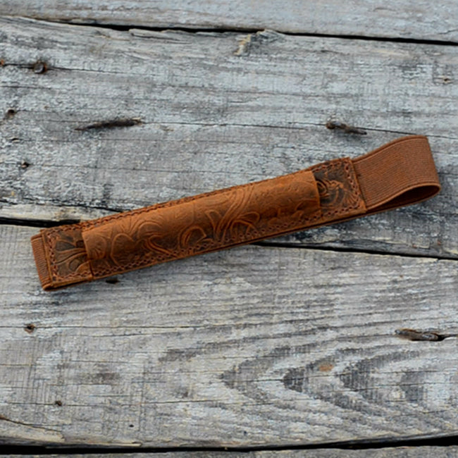 Vintage Leather Pen pouch notebook pencil case Pen Pencil holder for Moleskine large notebook A5 Leuchtturm1917 notebook medium  pen loop Hover Image