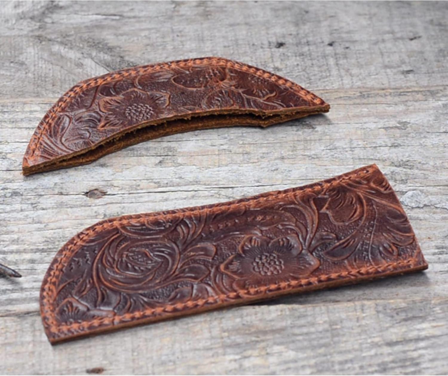 leather pot holder SET of 2  leather skillet handle cover case for Lodge cast   Iron Leather Handle  Cover Skillet Handle Cover