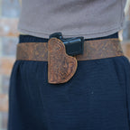 Genuine Leather Gun Holster Hunting OWB Holster For 1906 Baby Browning .25 ACP 6.35 Heritage -Colt Junior Colt 1908 Vest Pocket Pistol