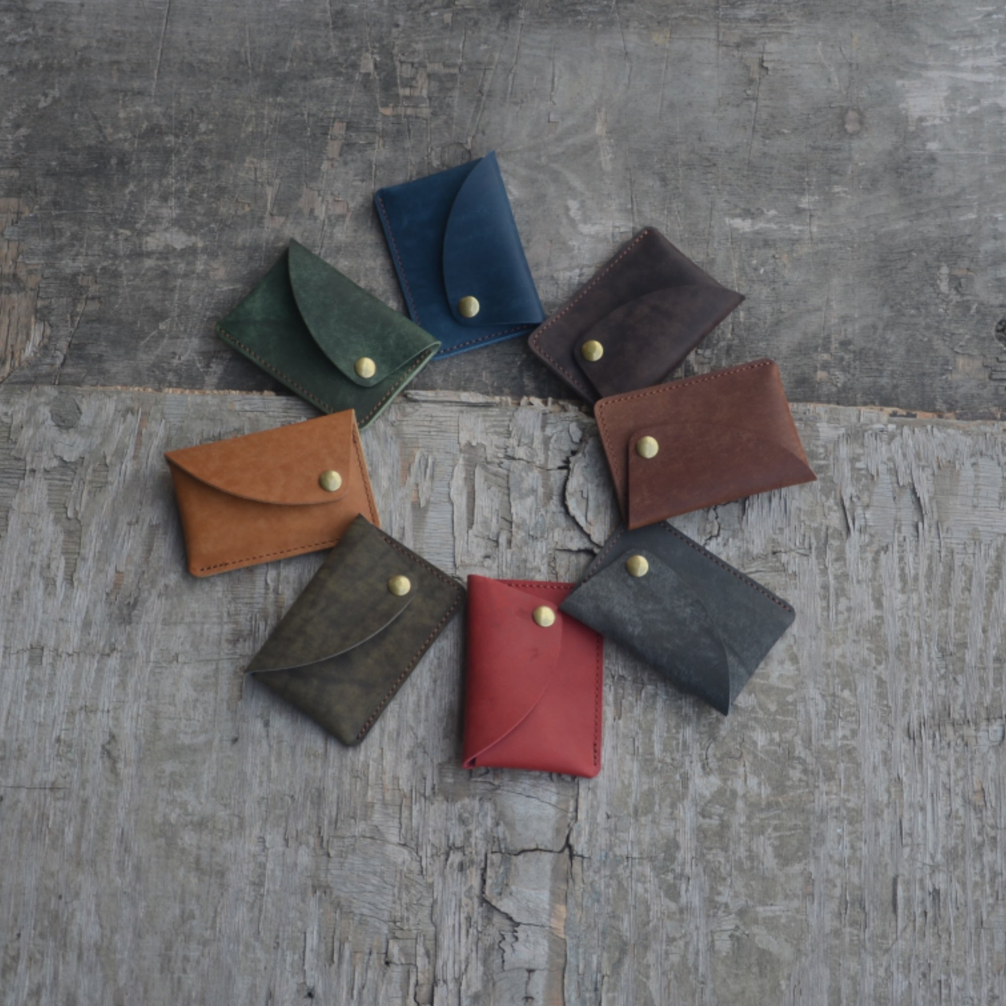 Leather Slim Leather Case, Minimalist Leather card holder wallet, Mens  Leather Small Card Wallet, mens wallet gift for him  olive green