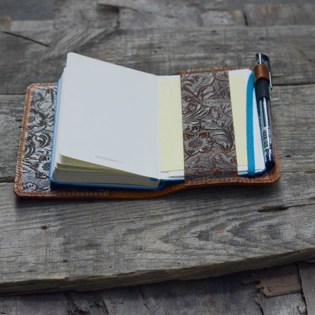 Genuine Leather Journal Notebook Cover Leuchtturm1917  Medium Hard Cover A5  5  x 8.25    Composition B5 7  x 10  Refillable Writing Diary