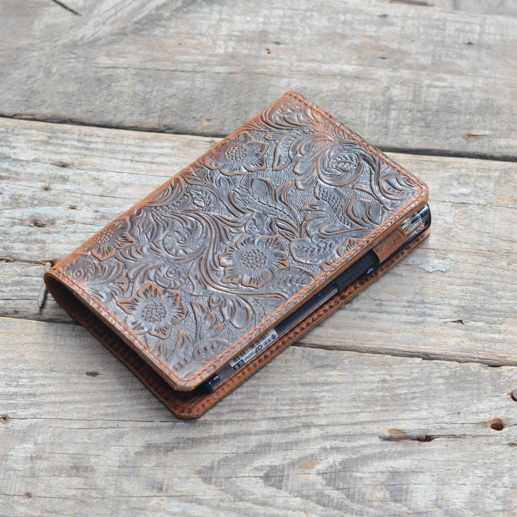Genuine Leather Journal Notebook Cover Leuchtturm1917  Medium Hard Cover A5  5  x 8.25    Composition B5 7  x 10  Refillable Writing Diary
