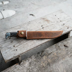 Leather Knife Sheath for Buck 120 Knife , Straight Knife Holster Knife Blade Cover Belt leather Sheath for buck 120 7.375  Fixed Blade Knife