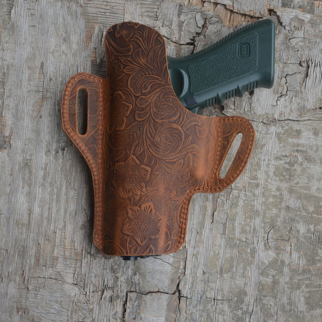 Genuine Leather Gun Holster Hunting OWB Holster ,Glock g17 g19 19x  Pocket Holster Sig Sauer P226 p320 Smith Wesson M&P 9 M2.0 9mm Main Image