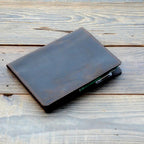 Genuine Leather Notebook Notepad Cover for Rite in the Rain 4 x 6 ,Steno Notes , Top Spiral Bound Memo Books   4  x 6