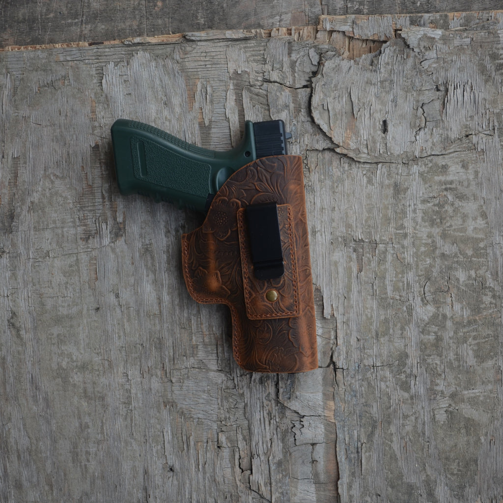 Genuine Leather Gun Holster Hunting IWB Holster ,Glock g17 g19 44 48 Pocket Holster Sig Sauer P226 p320 Smith Wesson M&P 9 M2.0 Metal 002