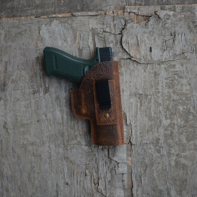 Genuine Leather Gun Holster Hunting IWB Holster ,Glock g17 g19 44 48 Pocket Holster Sig Sauer P226 p320 Smith Wesson M&P 9 M2.0 Metal 002 Main Image