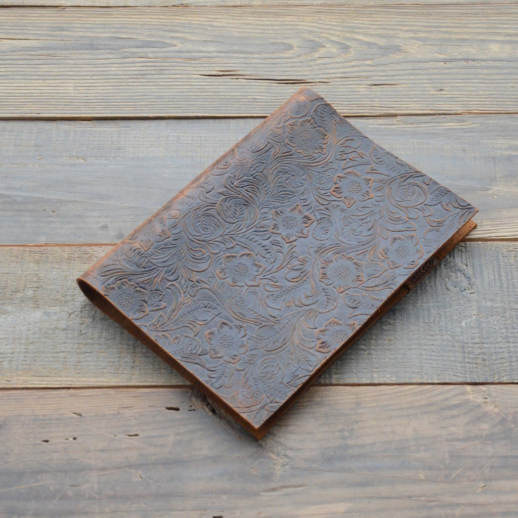 Personalized Simple A5 leather ring binder notebook cover A5  Diary Cover  Leather  distressed leather A5 refillable refill journal diary