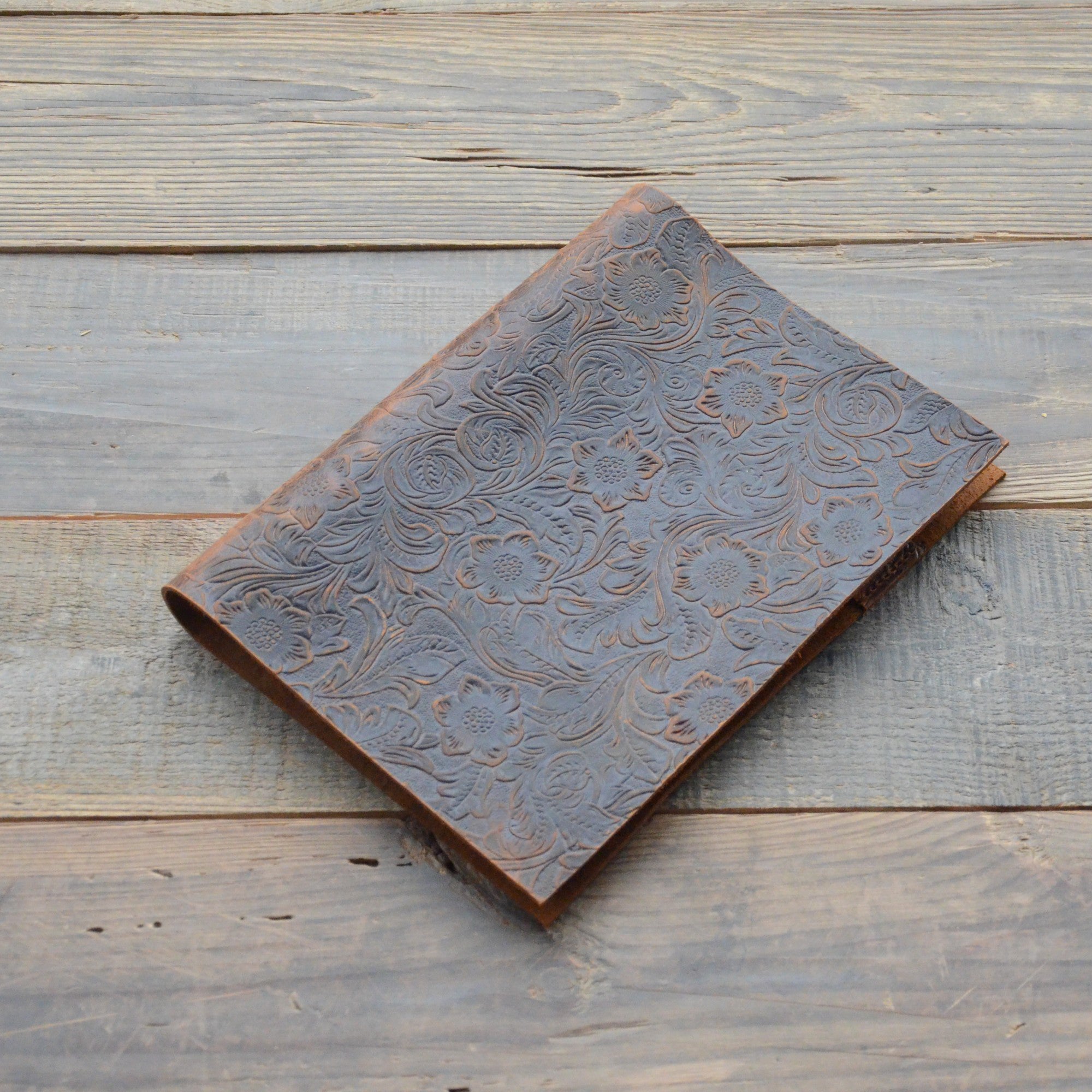 Personalized Simple A5 leather ring binder notebook cover A5  Diary Cover  Leather  distressed leather A5 refillable refill journal diary