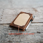 Distressed Genuine leather travel  index cards cover for 3x5 cards and  moleskine  Leuchterm 1917 A6 notebook vintage refillable notepad