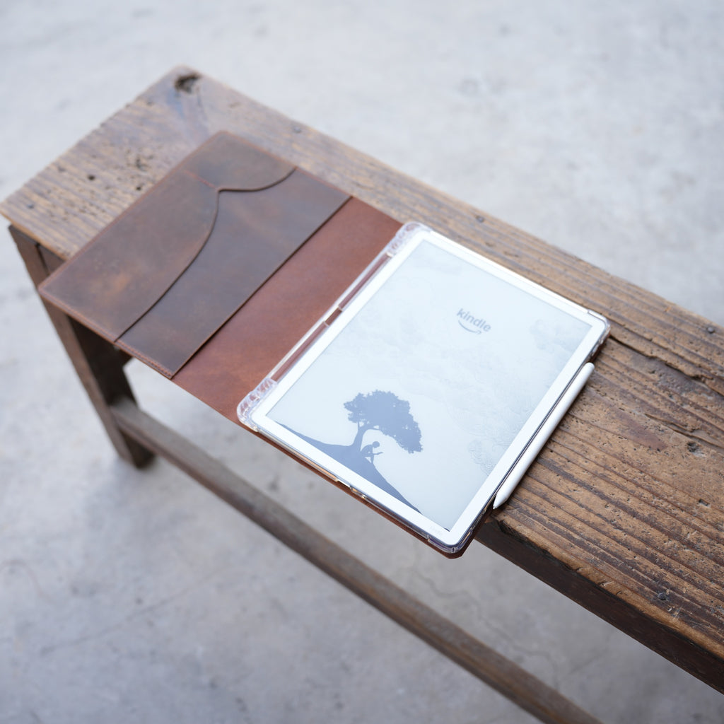 Leather Kindle Scribe Colorsoft 11" 2025 case 3th gen  Kindle cover, Kindle   case, Tooled Leather, Ebook cover brown