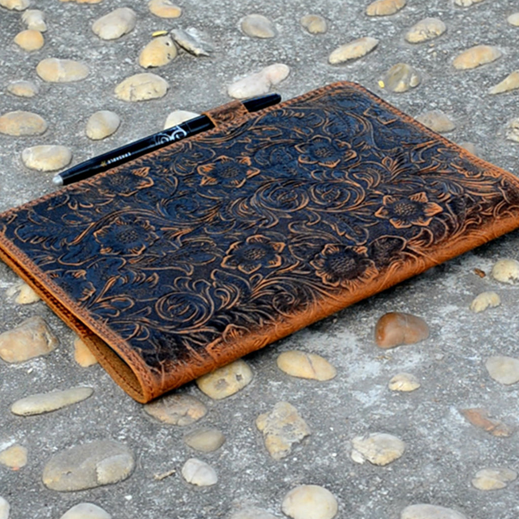 Rocketbook Cover Distresse Genuine Leather Notebook Cover for Everlast Fusion Moleskin A5 Executive 6  x 8.8  / A4 Letter Size 8.5 x 11 inch