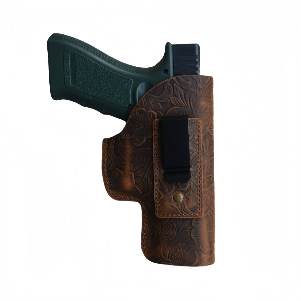 Genuine Leather Gun Holster Hunting IWB Holster ,Glock g17 g19 44 48 Pocket Holster Sig Sauer P226 p320 Smith Wesson M&P 9 M2.0 Metal 002