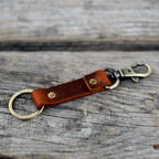 Leather key chain  leather keyring , leather key fob  key clip  Keychain Leather Men's Simple  ClipKeychain, car  Leather  for Gifts