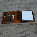 Rocketbook Mini Cover Smart  rite in the rain 3  x 5   Distressed Genuine field notes Leather Journal Notebook Cover for   Mini  3.5  x 5.5