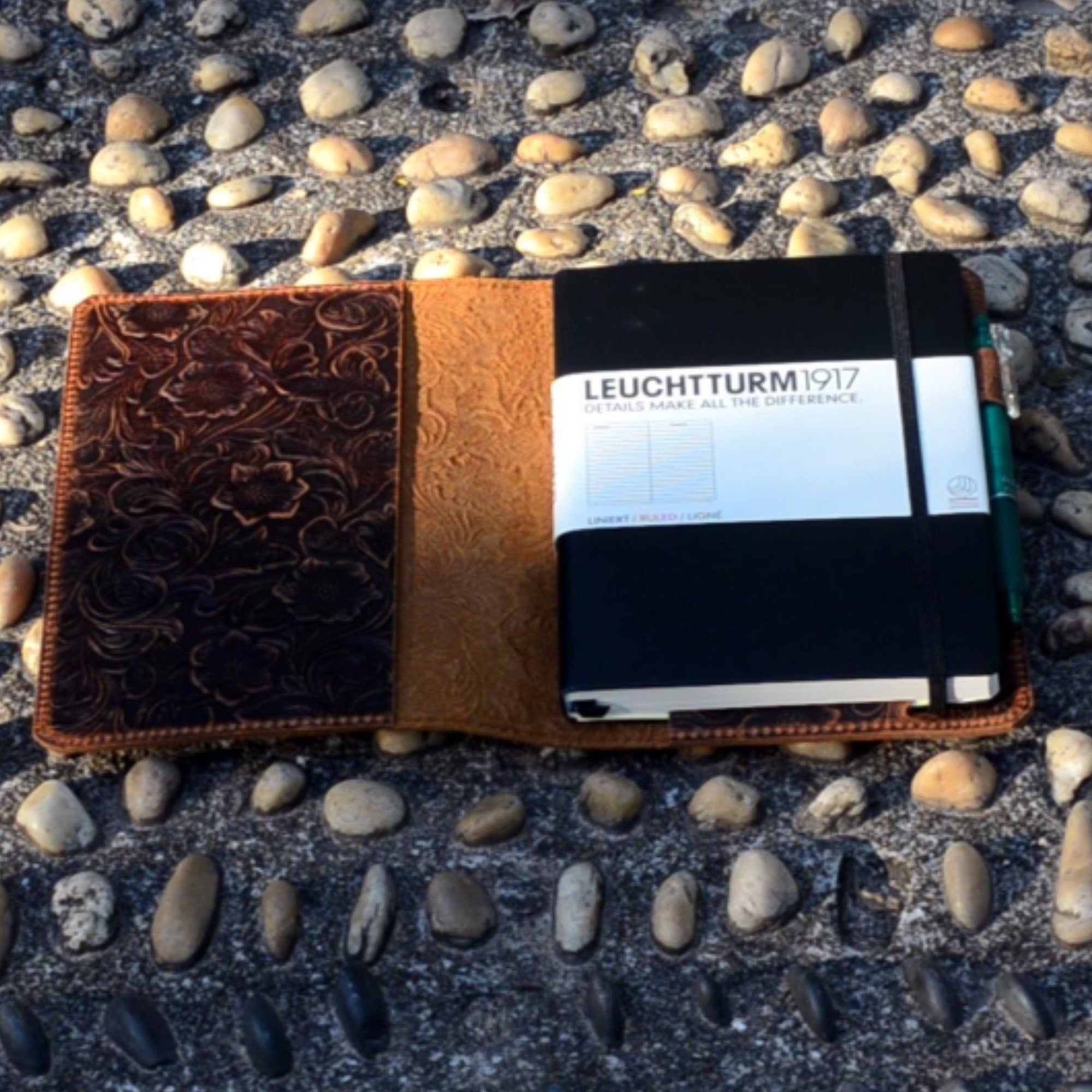 Personalized Travel Journal  Leather Cover For Leuchtturm 1917 Medium 5.75 X8.25  Leather Cover Jottbook   Leather Journal Notebook Cover