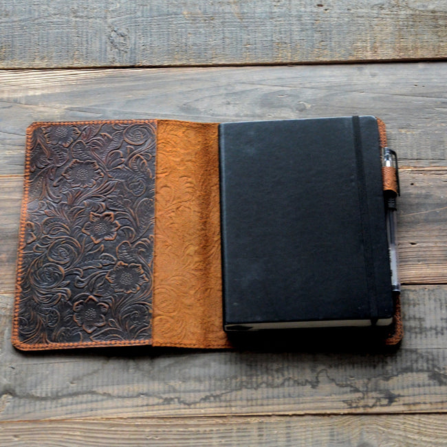 Genuine Leather Journal Notebook Cover Leuchtturm1917  Medium Hard Cover A5  5  x 8.25    Composition B5 7  x 10  Refillable Writing Diary Hover Image