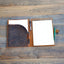 Personalized Genuine Leather Journal Writing Pad for TOPS Legal Pads  8.5 x 11 , A4 Writing Letter Notepad Organizer  8-1/2  x 11-3/4  paper