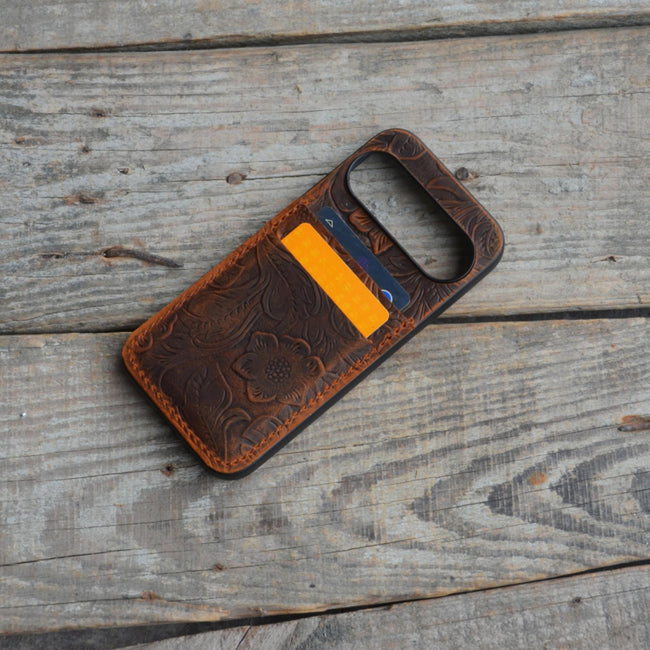 Genuine leather Google Pixel 10 pro xl  ,Google Pixel 9 pro XL , Pixel 9 9a leather Case back cover case with slot Hover Image