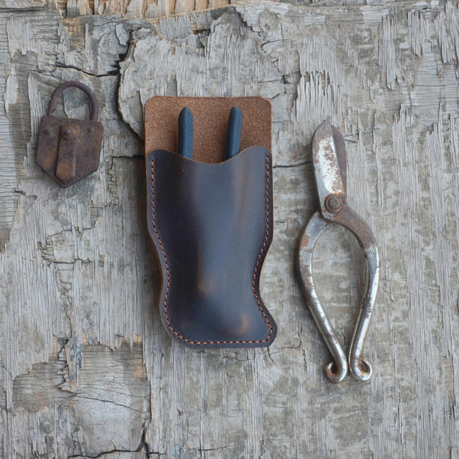 Genuine Leather KNIPEX  Cobra 125 Pouch 5 Inch Pocket  ,  Leather Clip Sheath Leather Belt Holster  pouch Hover Image