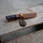 Leather Knife Sheath for  Gerber Strongarm knife   , Straight Knife Holster Knife Blade Cover Belt Sheath for Gerber  Fixed Blade Knife - JJNUSA®