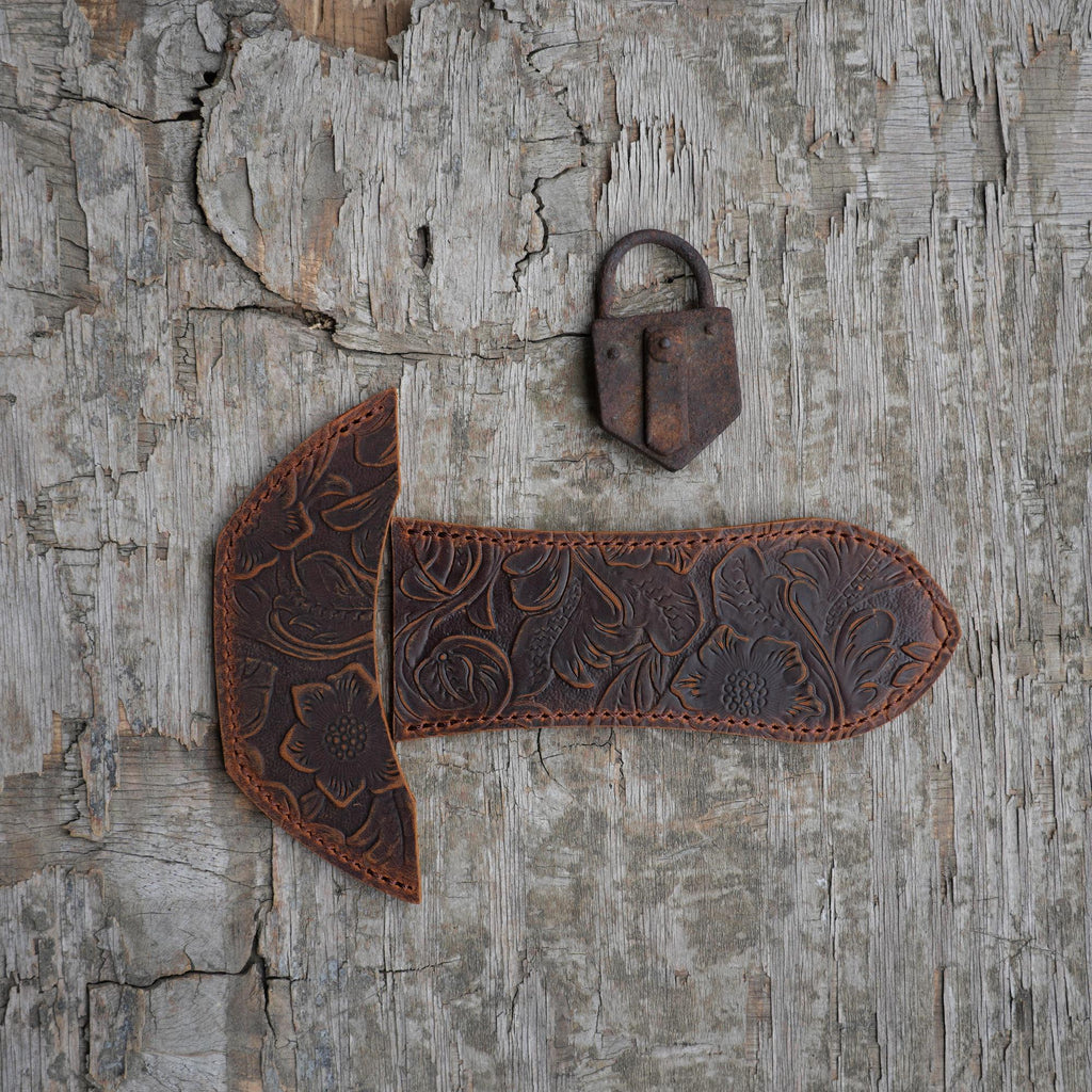 leather pot holder SET of 2  leather skillet handle cover case for Lodge cast   Iron Leather Handle  Cover Skillet Handle Cover