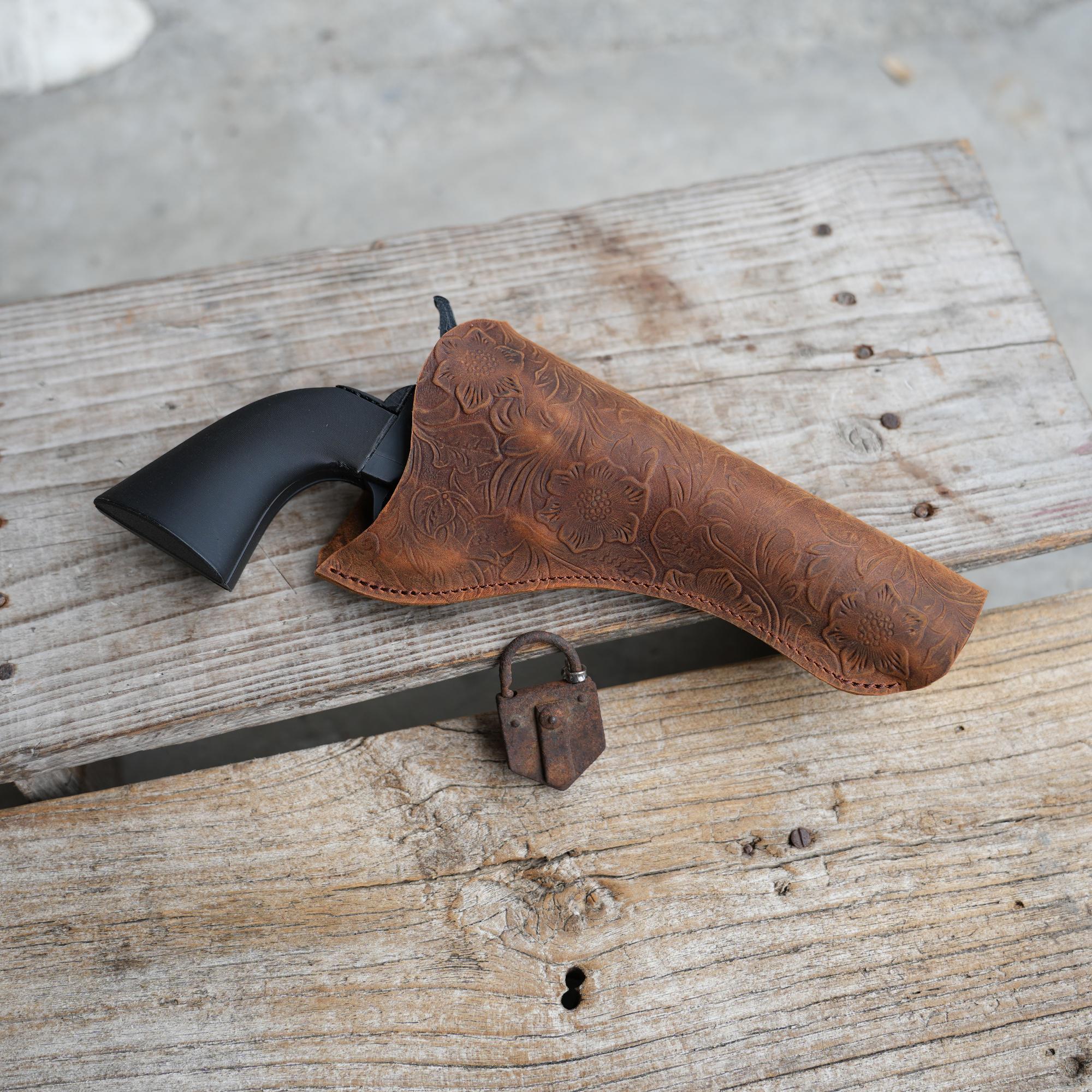 Genuine Leather Western Gun Leather Ruger Single Six 22 and .17 caliber  RUGER Single Action Six Nine & Ten, Colt SAA 22Cal  03