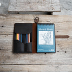 Leather Sketchbook Cover, Leather Artist Sketch Pad Cover for top Spiral Sketch Pad 5.5 x8.5 ,Refillable leather sketchbook Gift for Painter