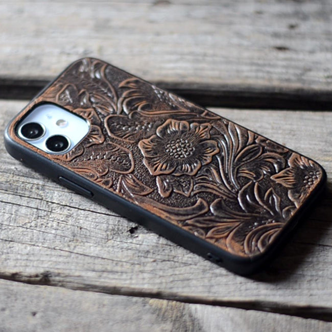 JJNUSA Genuine leather Case for Iphone 12 pro max / 12 Mini / 12 pro Back Cover case Hover Image
