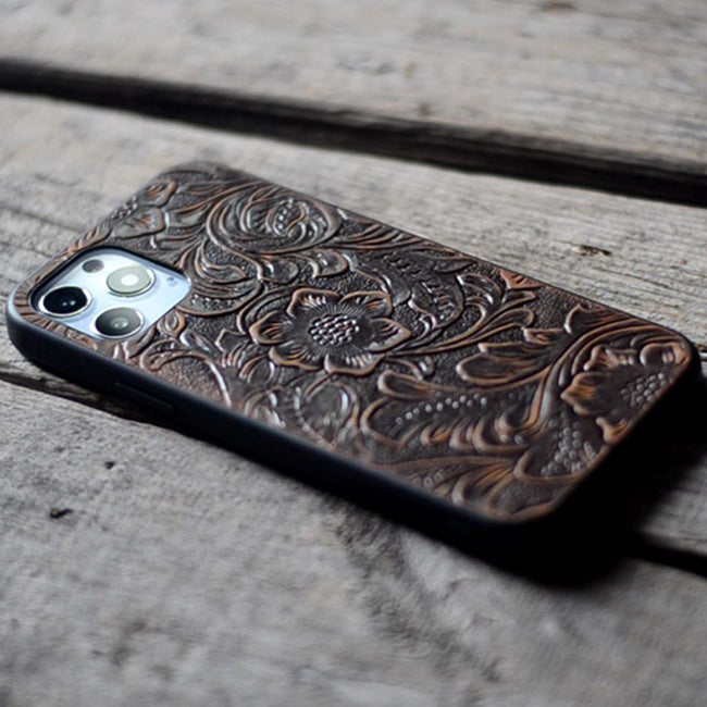 JJNUSA Genuine leather Case for Iphone 12 pro max / 12 Mini / 12 pro Back Cover case Main Image