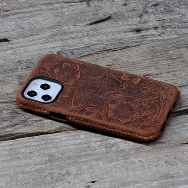 JJNUSA Genuine leather Case for Iphone 13 pro max / 13 Mini / 13 pro / 13 Full Cover case Main Image