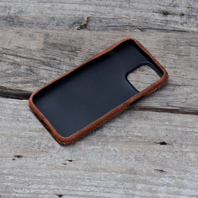 JJNUSA Genuine leather Case for  Iphone 17 pro max /  17 / 14 pro / 14 Full Cover case - JJNUSA® Hover Image