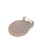 JJNUSA Vintage Genuine Leather Case Compatible with AirTags with Keychain