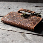 JJNUSA Handmade Genuine Leather Distressed Samsung Galaxy Note 20 / Note 20 Ultra 5G 2020 Wallet Case