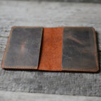 Distressed Genuine Leather Travel Journal Field Notes Cover Notebooks for 3.5 x 5.5 Notebook Moleskine Cahie Vintage Refillable Notepad - JJNUSA