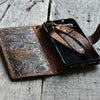 JJNUSA  Genuine Leather Distressed Wallet for Google Pixel 4 XL / 4  Wallet Case