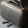 JJNUSA Leather Dopp Kit Personalized Leather Dopp Kit Travel Groomsmen Gift Toiletry Bag Genuine Leather Travel Bag