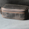 JJNUSA Leather Dopp Kit Personalized Leather Dopp Kit Travel Groomsmen Gift Toiletry Bag Genuine Leather Travel Bag