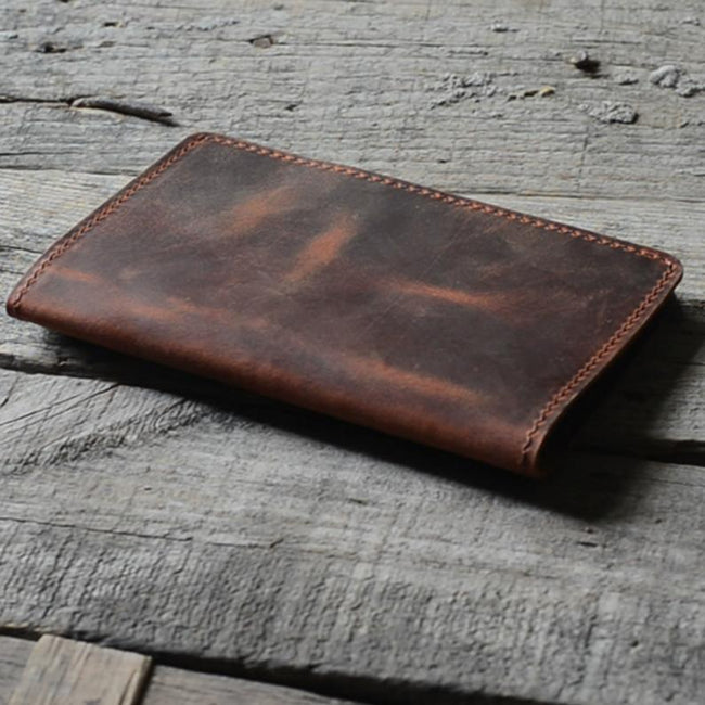 Distressed Genuine Leather Travel Journal Field Notes Cover Notebooks for 3.5 x 5.5 Notebook Moleskine Cahie Vintage Refillable Notepad Main Image
